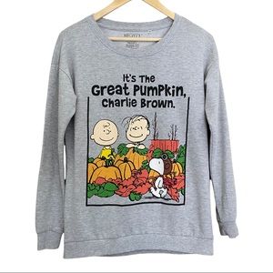1_PEANUTS Great Pumpkin Charlie Brown Sweatshirt, XS